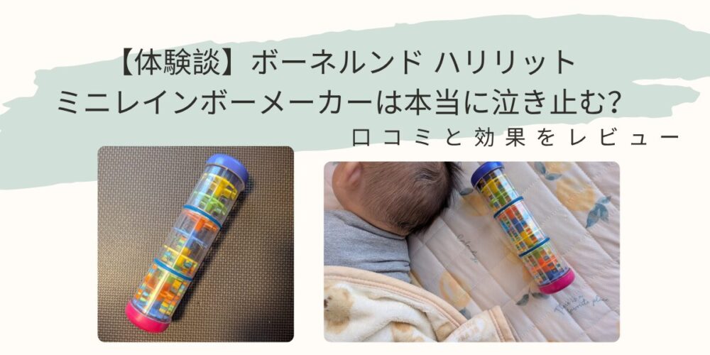 ミニレインボーメーカーの写真が載っている