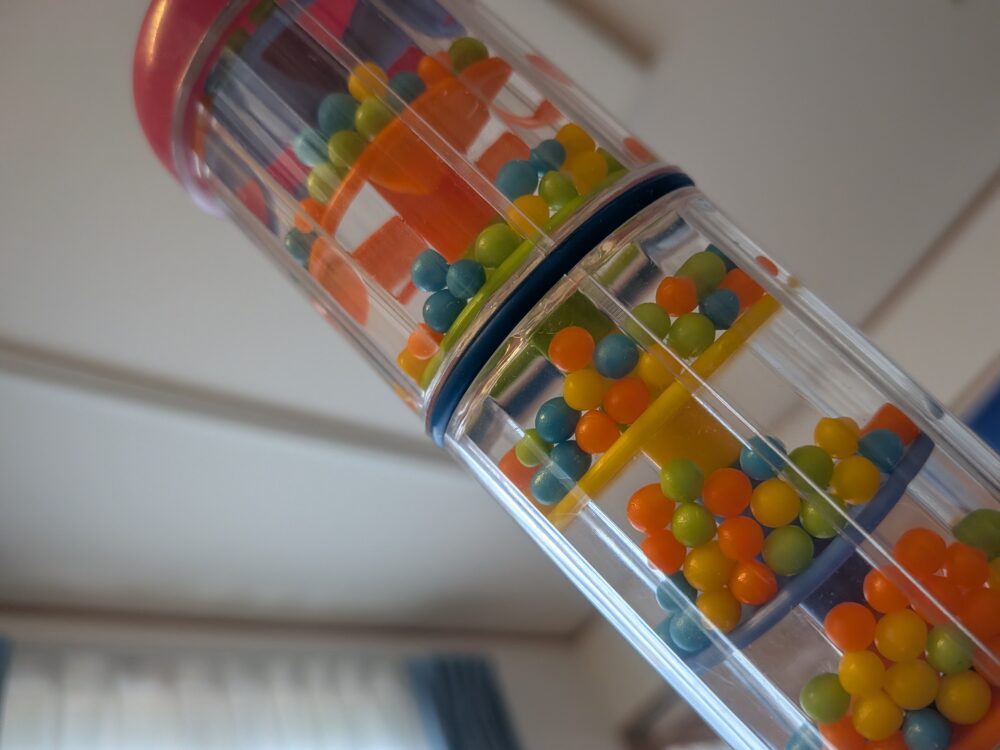 ミニレインボーメーカーがアップっで映っている写真