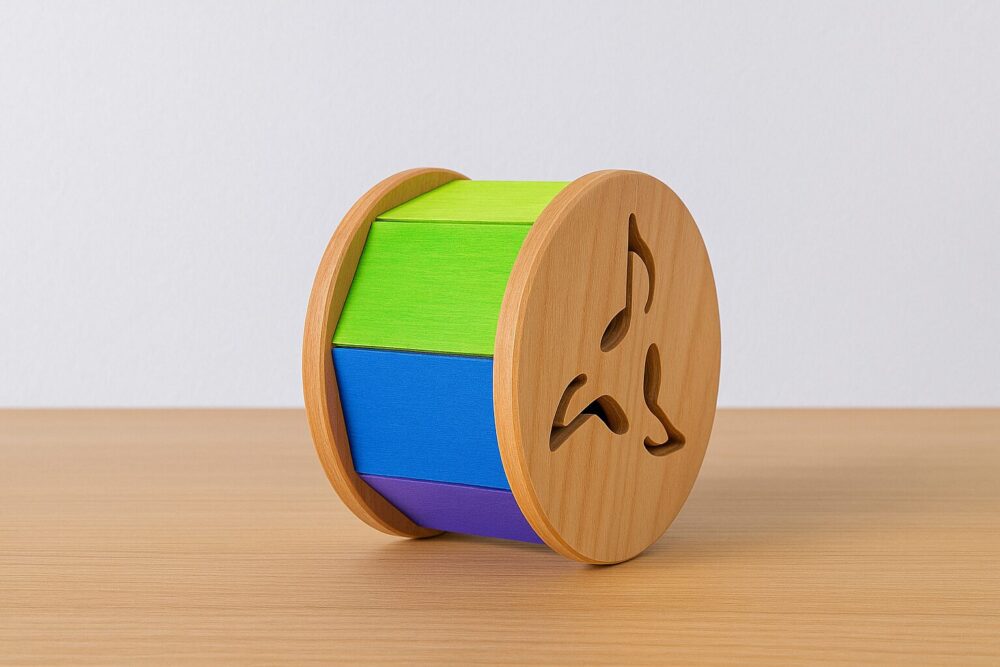 カラコロールの木のおもちゃ