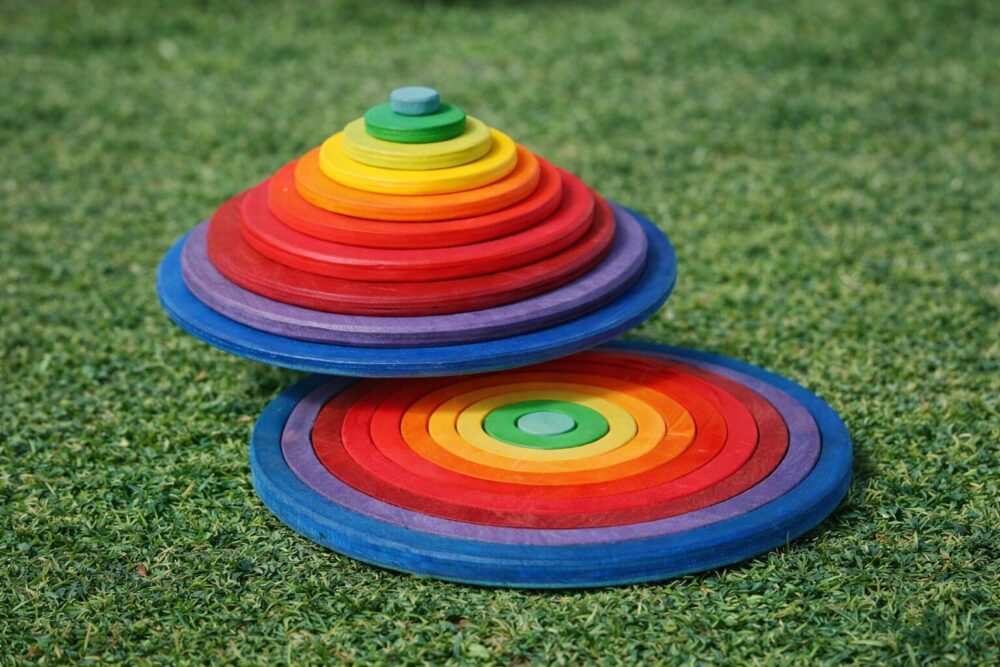 円盤とリングの画像