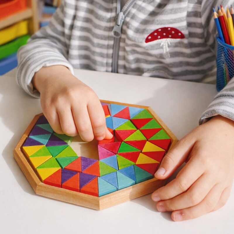 にじのオクタゴン・ミニで遊んでいる画像